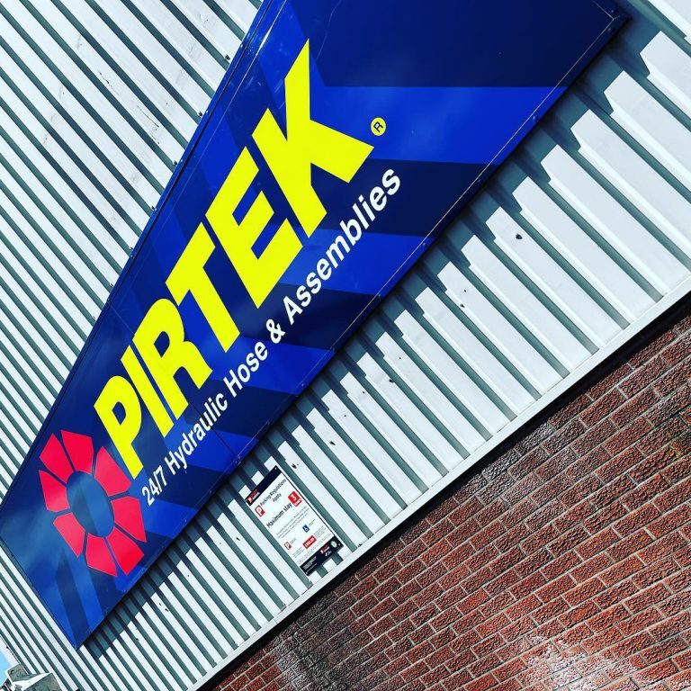 Pirtek Sign in caerphilly